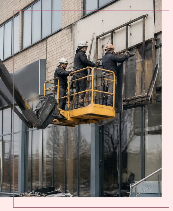Демонтаж наружной рекламы в Полысаеве по цене от 5656 р. | Аванза-Плс